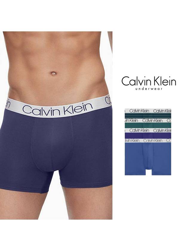 Underwear CK Men's Underwear Draw Chromatic Microfiber Boxer Briefs Set of 4 - CALVIN KLEIN - BALAAN 4