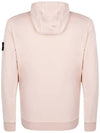 Wappen Patch Cotton Hoodie Pink - STONE ISLAND - BALAAN 5