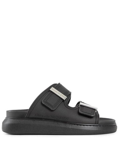 Hybrid Rubber Slippers Black - ALEXANDER MCQUEEN - BALAAN 2