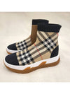 Kids Denim Vintage Check Socks Sneakers 8059640 Outlet Italy - BURBERRY - BALAAN 2