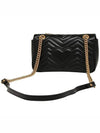 GG Marmont Matelasse Small Shoulder Bag Black - GUCCI - BALAAN 3