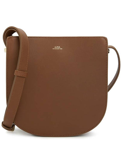 Geneve Smooth Leather New Shoulder Bag Brown - A.P.C. - BALAAN 2