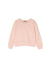 Kids Face Patch Sweatshirt Pink - ACNE STUDIOS - BALAAN 1