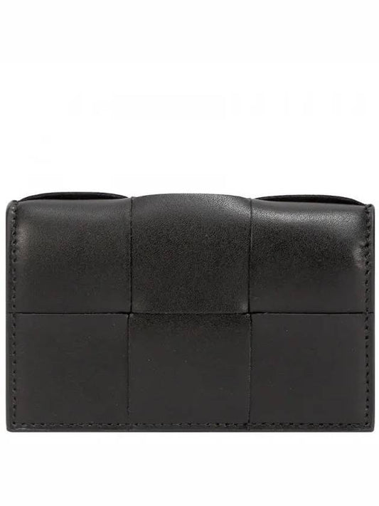 Cassette Business Card Wallet Black - BOTTEGA VENETA - BALAAN 2