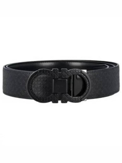 Leather Belt 730643 Black - SALVATORE FERRAGAMO - BALAAN 2