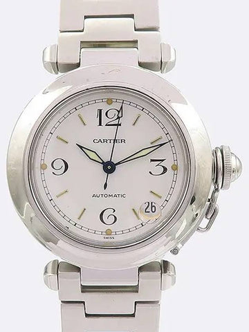 W31015M7 PASHA 35MM automatic steel unisex watch - CARTIER - BALAAN 1