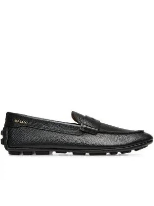 Leather Driving Shoes Black - BALLY - BALAAN 1