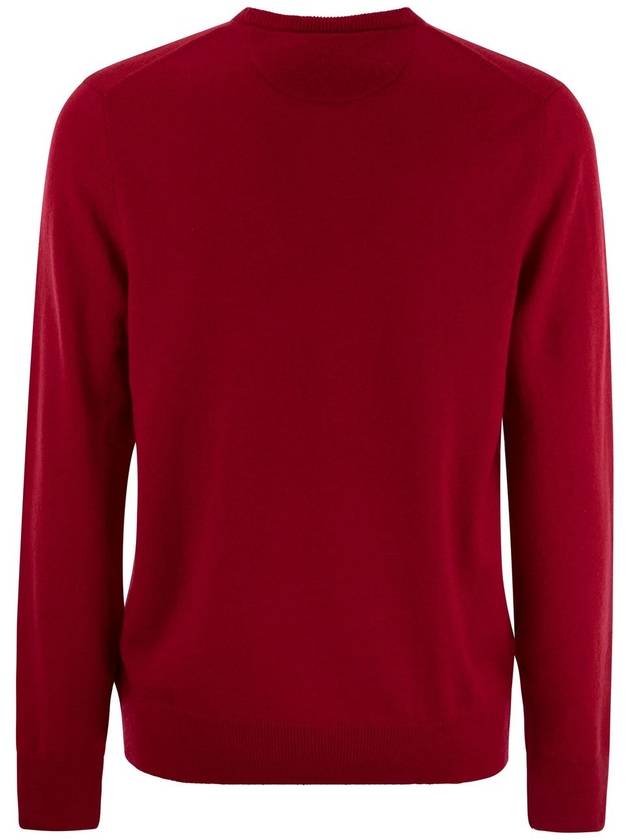 Men's Embroidered Pony Wool Knit Top Red - POLO RALPH LAUREN - BALAAN 3