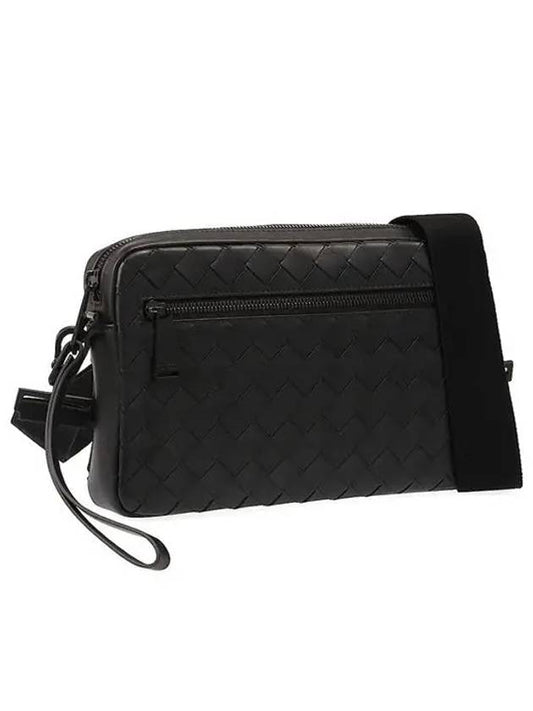 Intrecciato Cross Bag Black - BOTTEGA VENETA - BALAAN 2