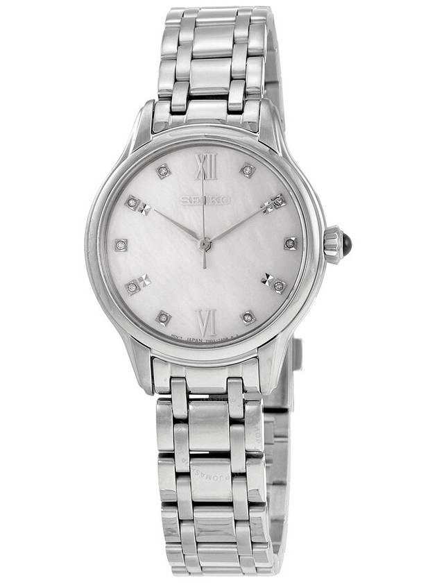 Seiko Core Quartz Diamond Mother of Pearl Dial Ladies Watch SRZ537P1 - SEIKO - BALAAN 1