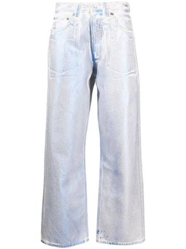 Third Cut Foil Coated Jeans Light Blue - OUR LEGACY - BALAAN 1