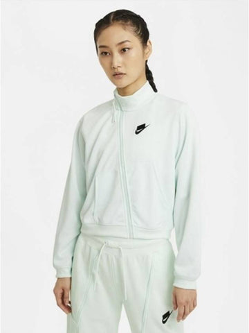 01-CZ9365-394-Women’s-NSW Track PK Jacket-Mint - NIKE - BALAAN 1