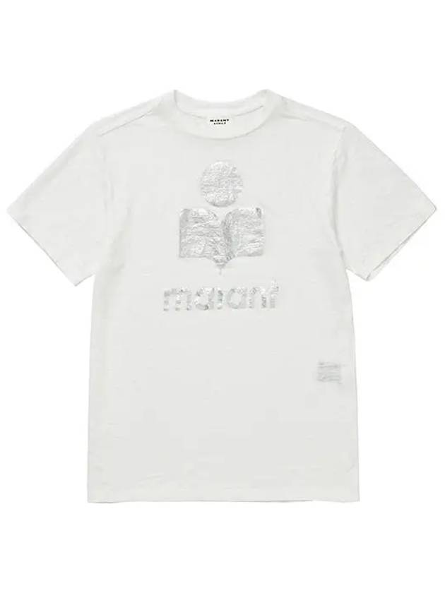 Zwell Logo Print Short Sleeve T-Shirt White - ISABEL MARANT - BALAAN 2