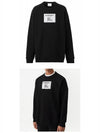 Prorsum Label Sweatshirt Black - BURBERRY - BALAAN 5