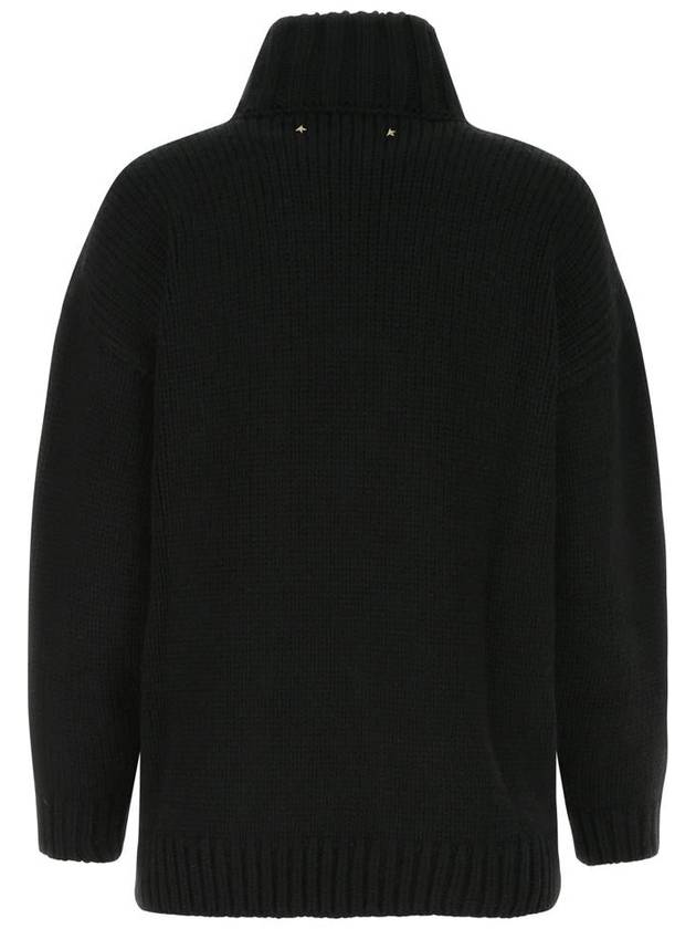 Journey Boxy Turtleneck Knit Top Black - GOLDEN GOOSE - BALAAN 3