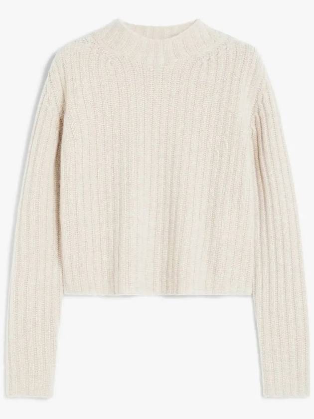 Aloa Ribbed Knit Top Beige - MAX MARA - BALAAN 2