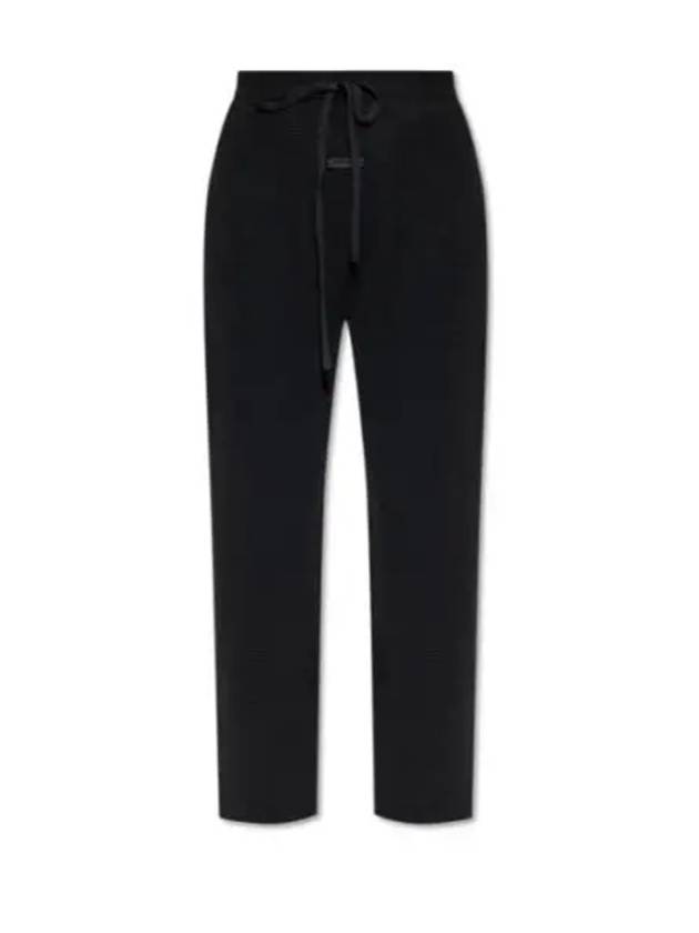 Waffle Relaxation Track Pants Black - FEAR OF GOD ESSENTIALS - BALAAN 1