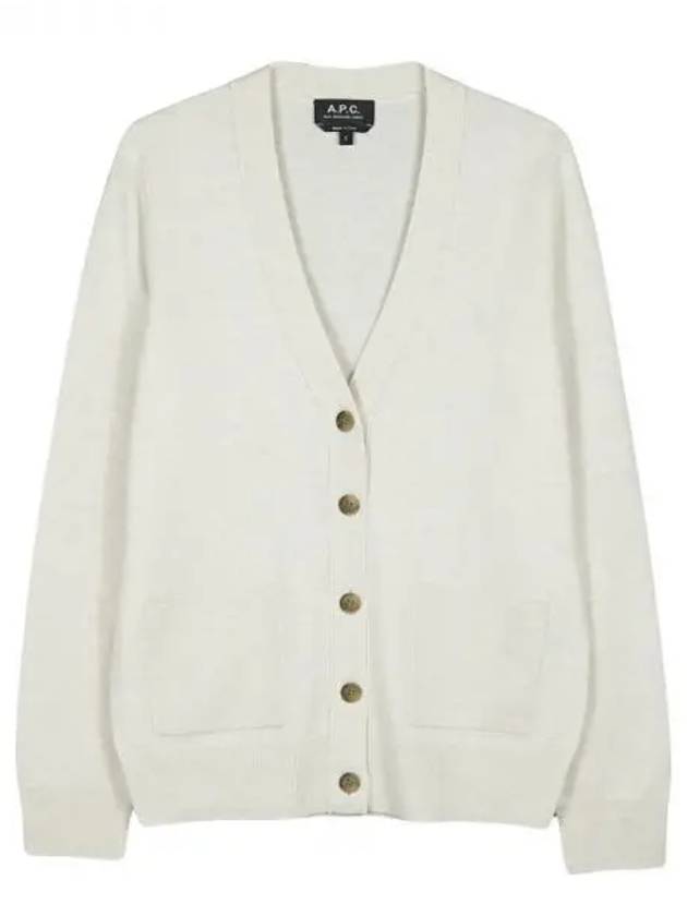 Louisa Wool Cardigan Ecru - A.P.C. - BALAAN 2