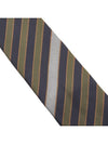 Striped Jacquard Silk Tie Olive - VIVIENNE WESTWOOD - BALAAN 8