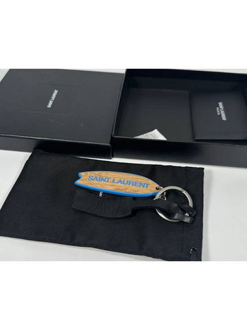 Wood surfboard keyring - SAINT LAURENT - BALAAN 1