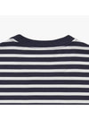 Fox Head Patch Regular Marin Long Sleeve T Shirt Navy Stripes - MAISON KITSUNE - BALAAN 5