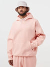 Swoosh Crew Neck Brushed Hoodie Pink - NIKE - BALAAN 4