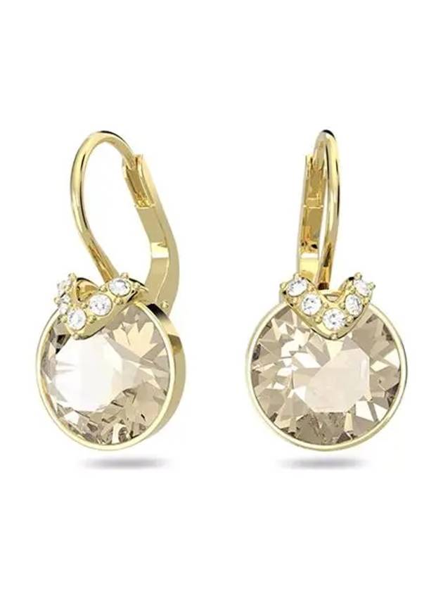 Bella V Drop Earrings Gold - SWAROVSKI - BALAAN 2