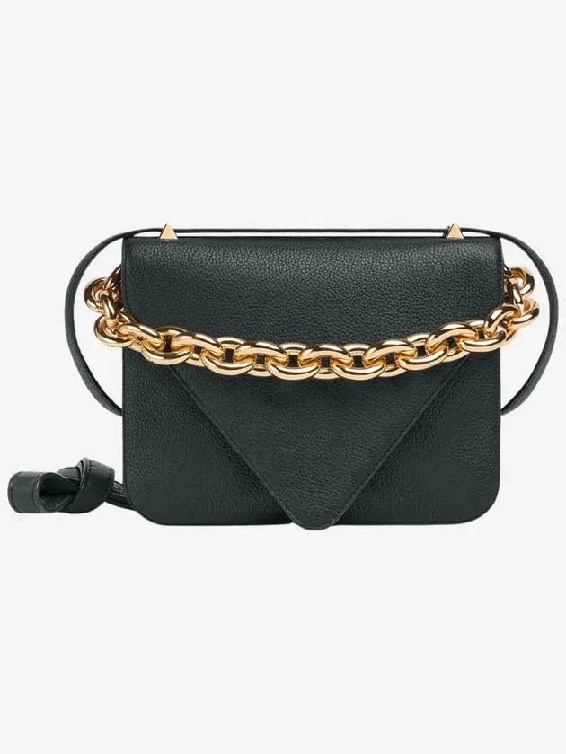 Mount Chain Envelope Small Shoulder Bag Black - BOTTEGA VENETA - BALAAN 2