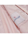 Fegeo Logo Patch Zip Up Hoodie Light Pink - MONCLER - BALAAN 8