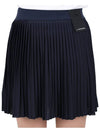 Women's Binx Pleated Skirt Navy - J.LINDEBERG - BALAAN 9