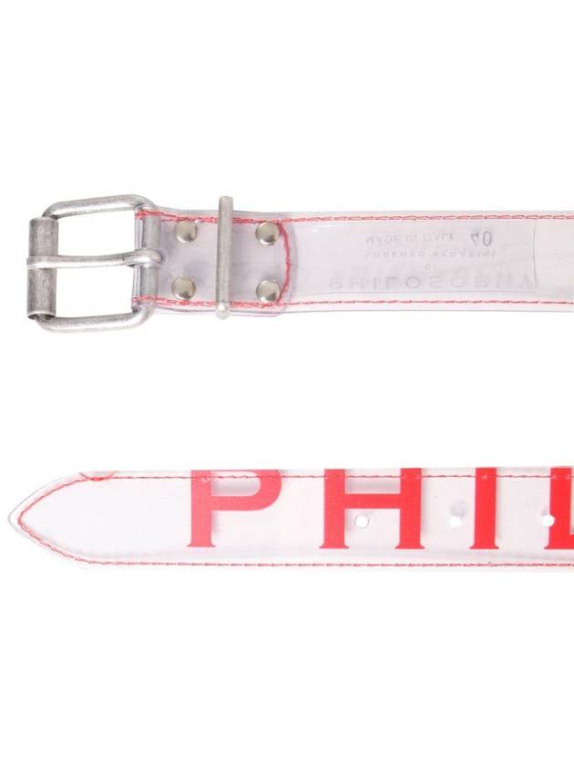 Philosophy Di Lorenzo Serafini Belt With Logo - PHILOSOPHY DI LORENZO SERAFINI - BALAAN 2