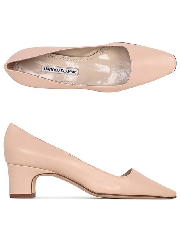 24SS Cream SILIERASOPLA 50 Pumps 124 2673 0001 DCRM - MANOLO BLAHNIK - BALAAN 2