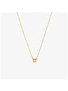 Stilla Crystal Pendant Square Cut Necklace Gold - SWAROVSKI - BALAAN 5