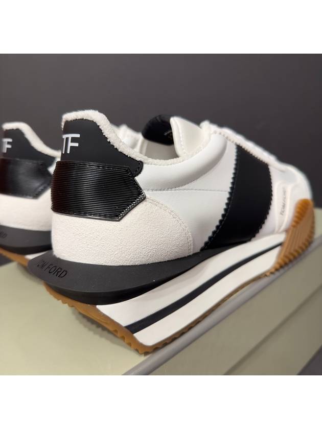 james sneakers white black - TOM FORD - BALAAN 5