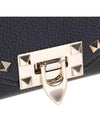 Women's Rockstud Leather Shoulder Bag Black - VALENTINO - BALAAN 7