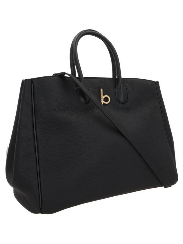 Rocking Horse Medium Tote Bag Black - BURBERRY - BALAAN 3