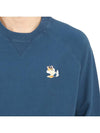 Dressed Fox Patch Classic Sweatshirt Blue Denim - MAISON KITSUNE - BALAAN 9