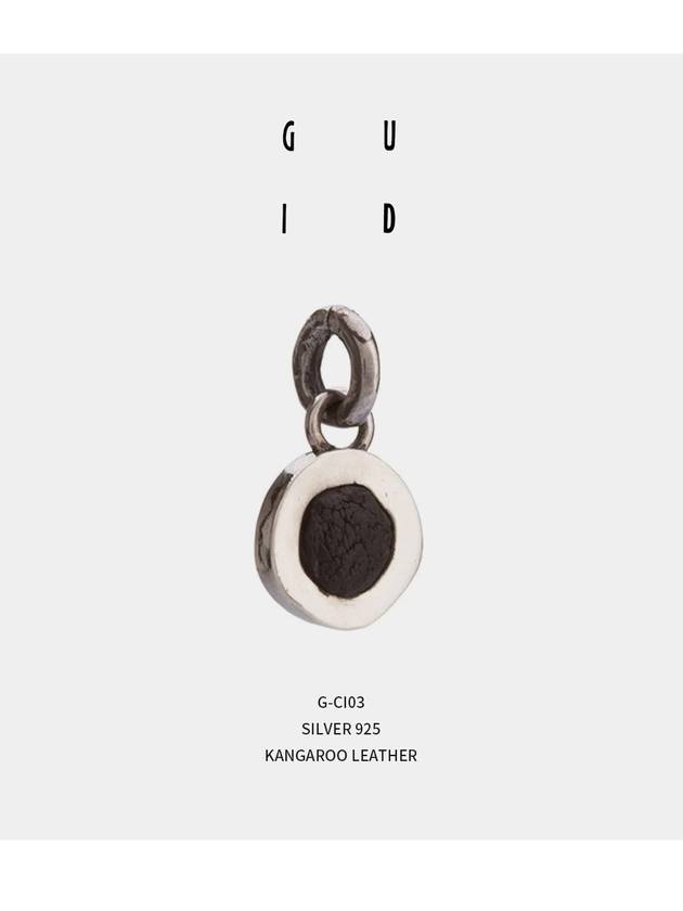 GUIDI - Kangaroo Leather Pendant GCI03 925 - BALAAN