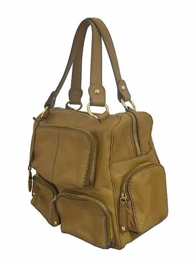 Brown leather multi pocket tote bag - TOD'S - BALAAN 3