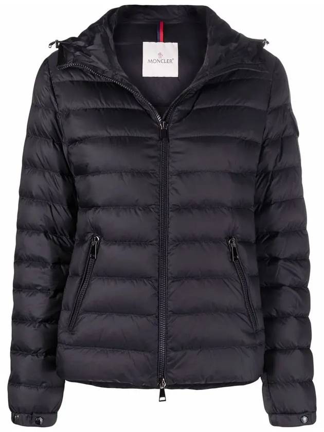 Women's BLES Hood Lightweight Padded Black - MONCLER - BALAAN.