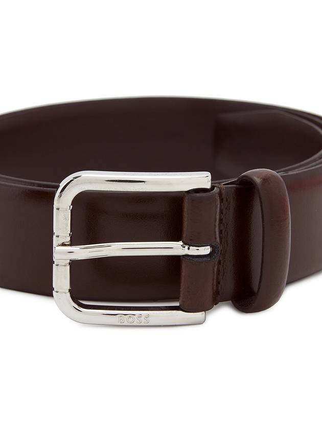 Men's Leather Belt Brown - HUGO BOSS - BALAAN 6