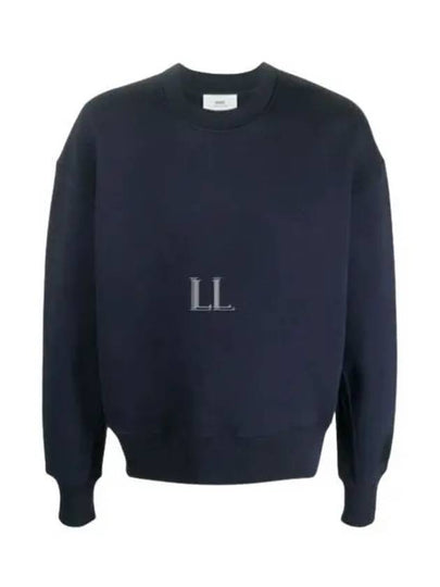 Alexandre Mattiussi Embroidered Logo Sweatshirt Navy - AMI - BALAAN 2