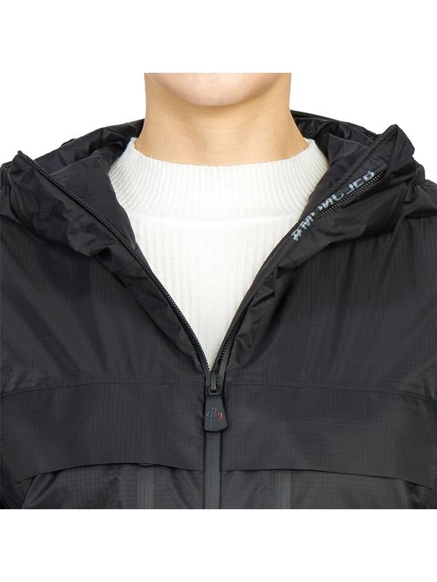 Vouvry Hooded Jacket Black - MONCLER - BALAAN 9