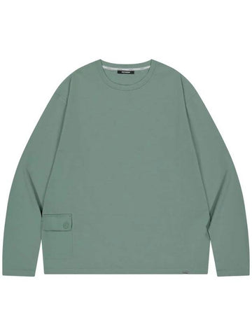 Sorona crew neck long sleeve tshirt khaki - OFFGRID - BALAAN 1