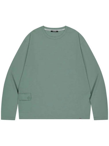 Sorona crew neck long sleeve tshirt khaki - OFFGRID - BALAAN 1