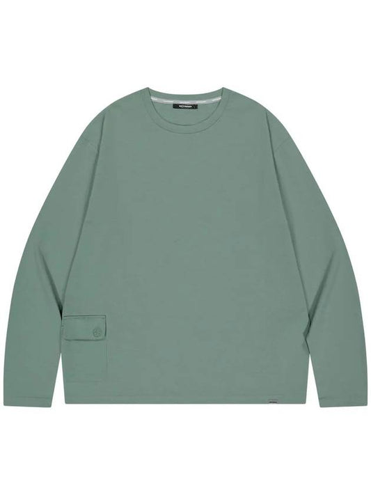 Sorona crew neck long sleeve tshirt khaki - OFFGRID - BALAAN 1