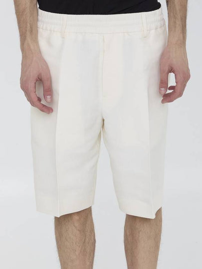 Tailored Canvas Shorts - BURBERRY - BALAAN 2