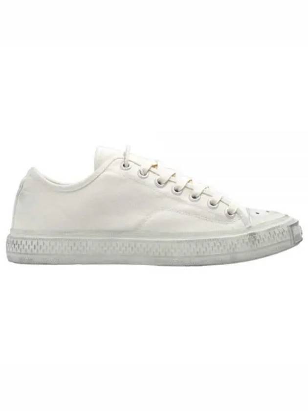 Canvas Low Top Sneakers White - ACNE STUDIOS - BALAAN 2