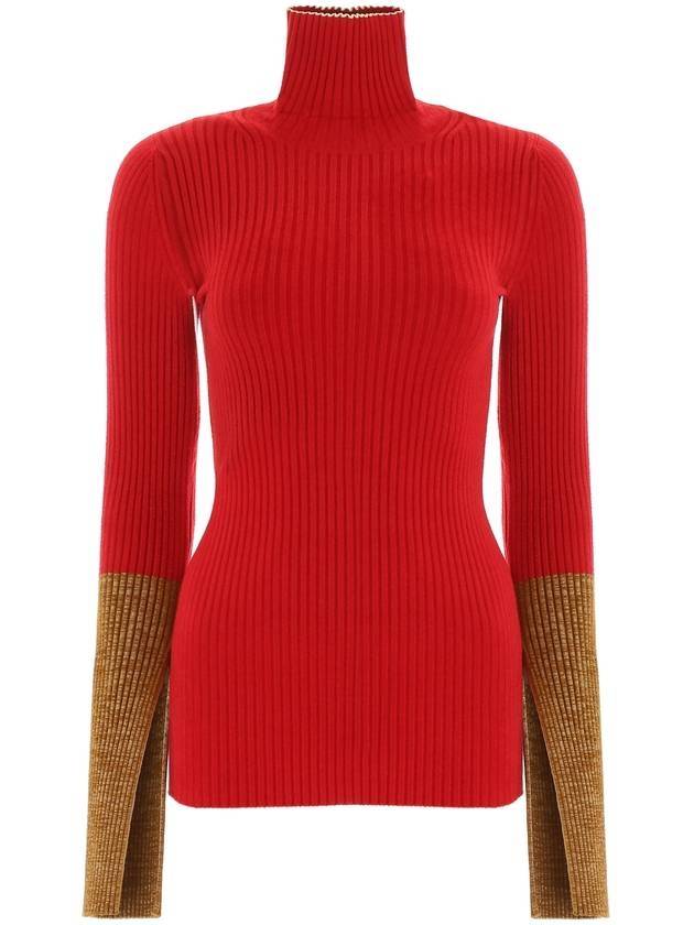 knit turtleneck red - MONCLER - BALAAN 1