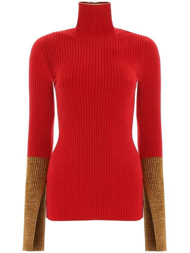 knit turtleneck red - MONCLER - BALAAN 1